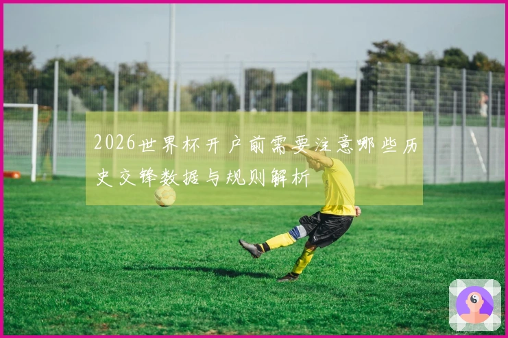 2026世界杯开户前需要注意哪些历史交锋数据与规则解析