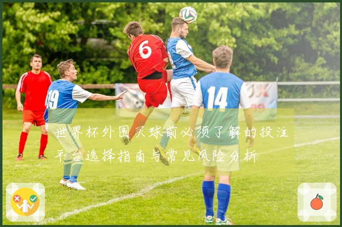 世界杯外围买球前必须了解的投注平台选择指南与常见风险分析